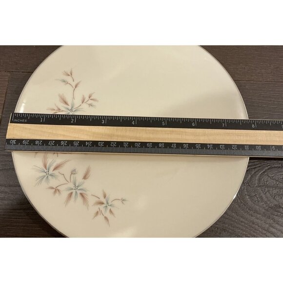 Lenox Wyndcrest Porcelain Salad Plates 8 Inch‎ Set Of 3 USA Vintage Floral MCM - Picture 2 of 3